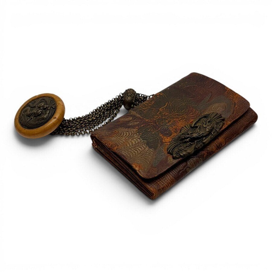 Japans tabakstasje met okimono, ca. 1900, Ophalen of Verzenden