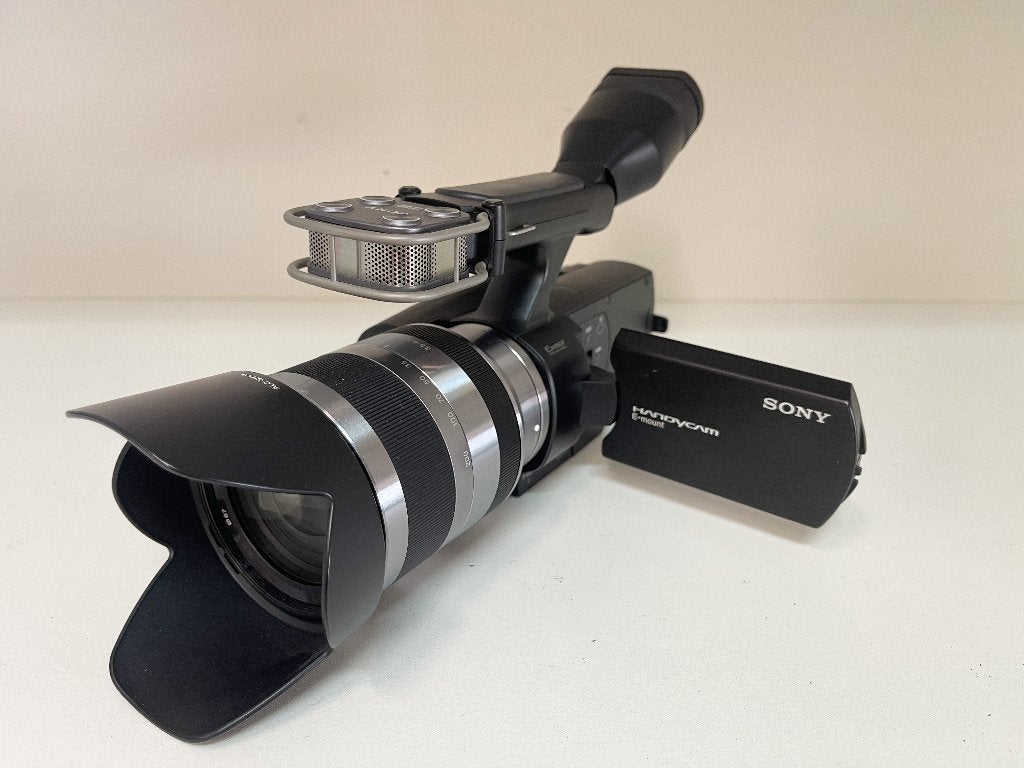SONY NEX-VG10E Full HD semi-pro camcorder met 18-200mm Lens, Full HD, N, N, Ophalen of Verzenden