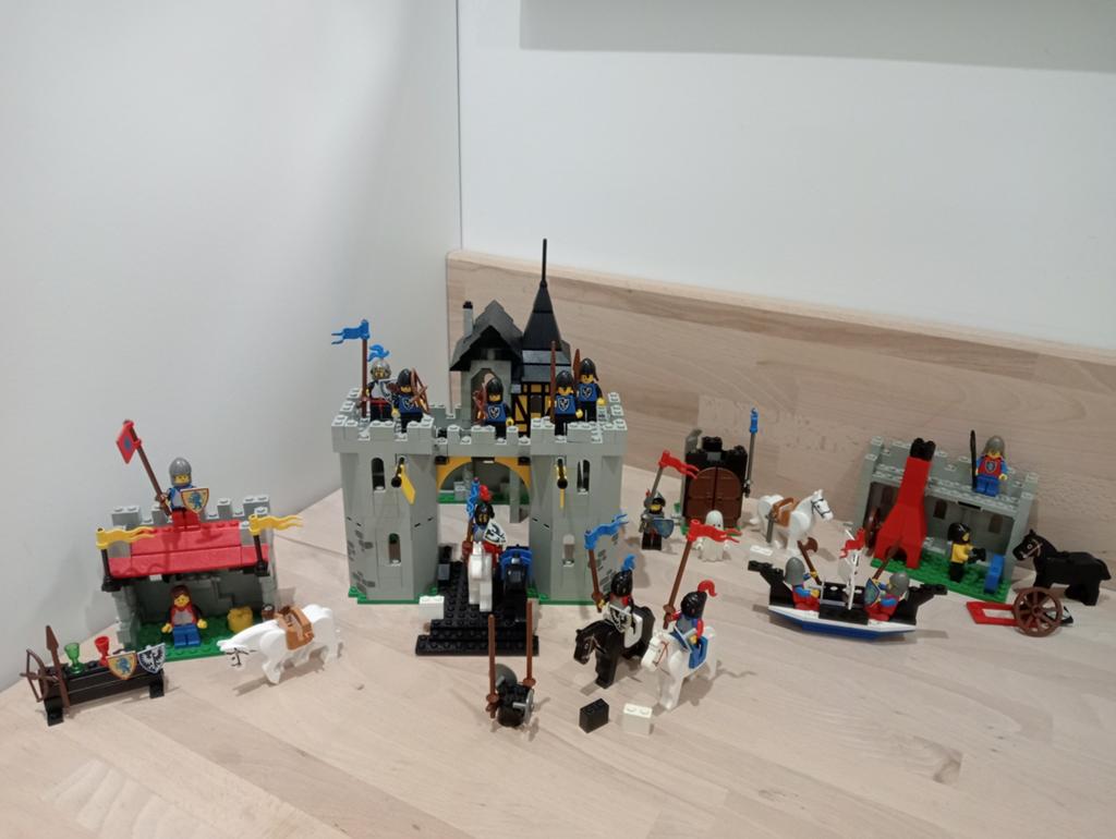 Lego castle set 6041-6021-6034-6017-6040-6074 kasteel, Gebruikt, Lego, Ophalen of Verzenden, Castle