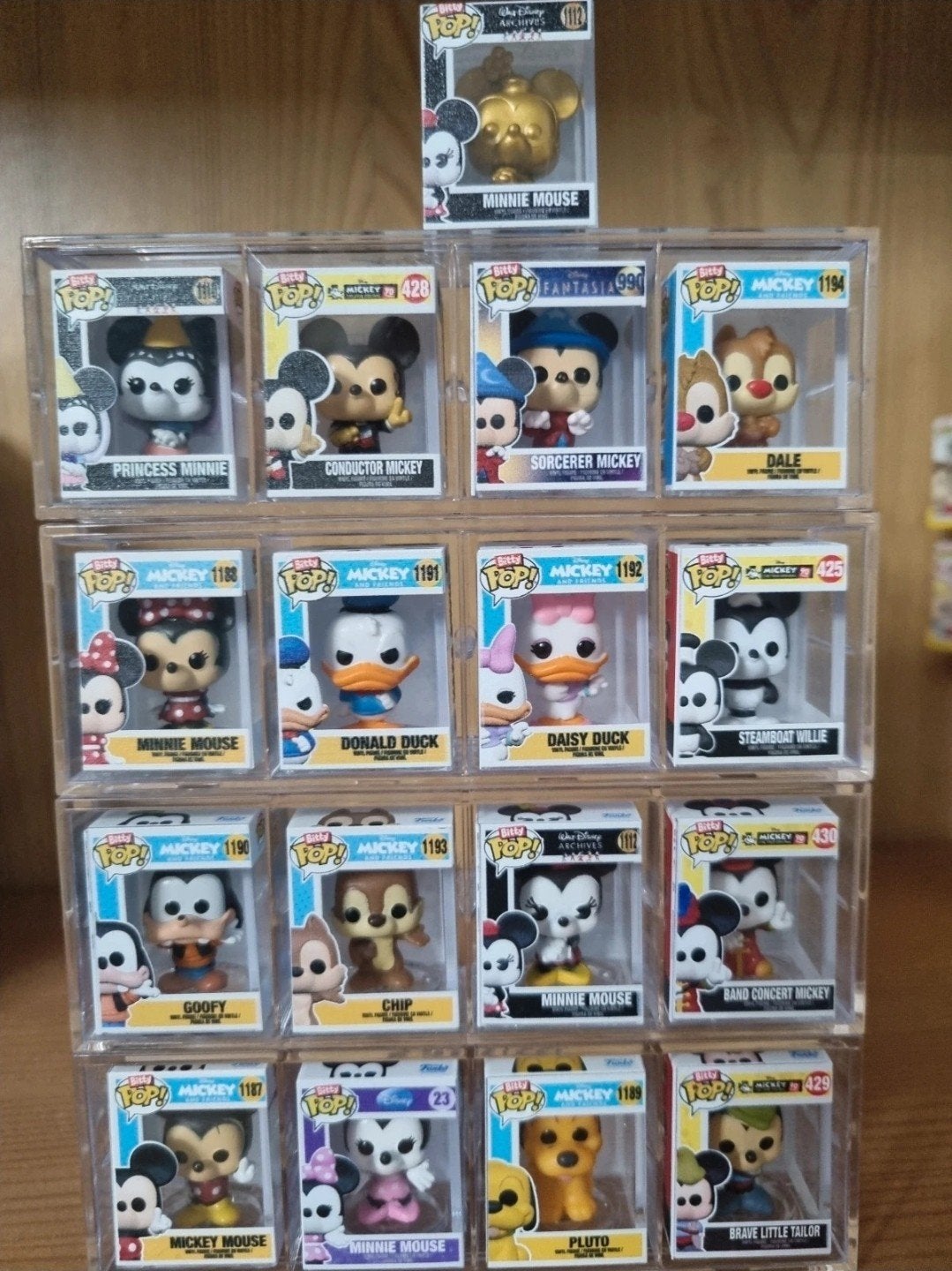 compleet serie disney bitty pop + golden bitty, Ophalen of Verzenden, Zo goed als nieuw