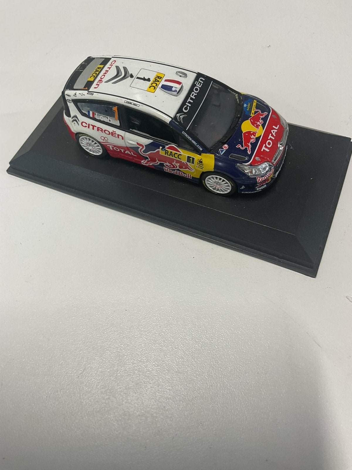Citroën C4 WRC, Hobby en Vrije tijd, Modelauto's | 1:43, Ophalen, Gebruikt, Auto, Overige merken
