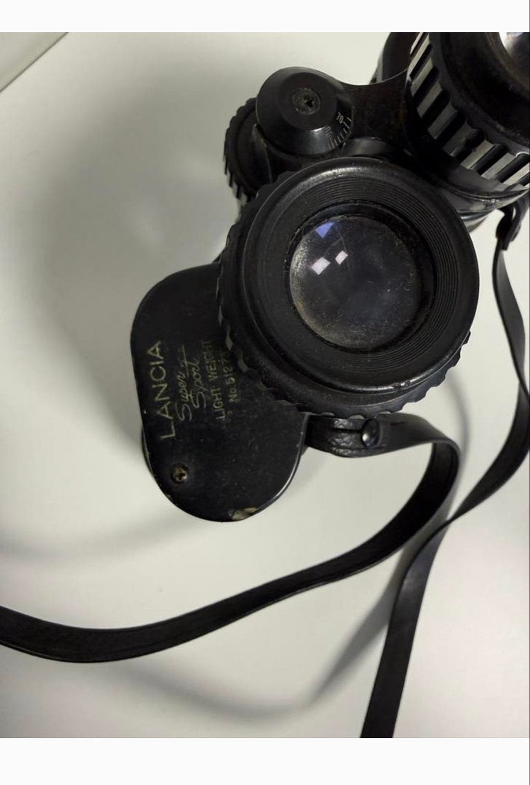 Vintage Lancia Super Sport Verrekijker 7x35 Coated Optics, Gebruikt, Minder dan 8x, Met hoes of tas, Porro (met knik)