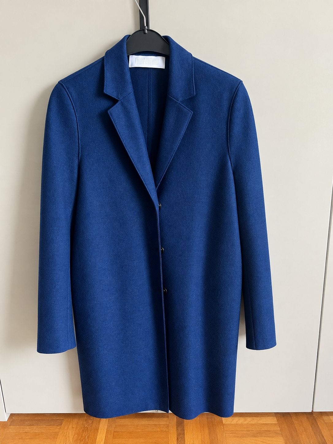 Jas nieuw van Harris Wharf London, blauw, maat 36/38 (42IT), Kleding | Dames, Harris Wharf London, Nieuw, Maat 36 (S), Verzenden