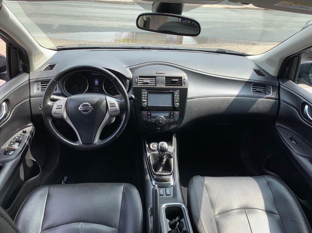 Nissan Pulsar 1.2 DIG-T Tekna|Airco|Navi|Leer|Camera|NAP|APK, Auto's, Nissan, Voorwielaandrijving, Euro 5, Gebruikt, 4 cilinders