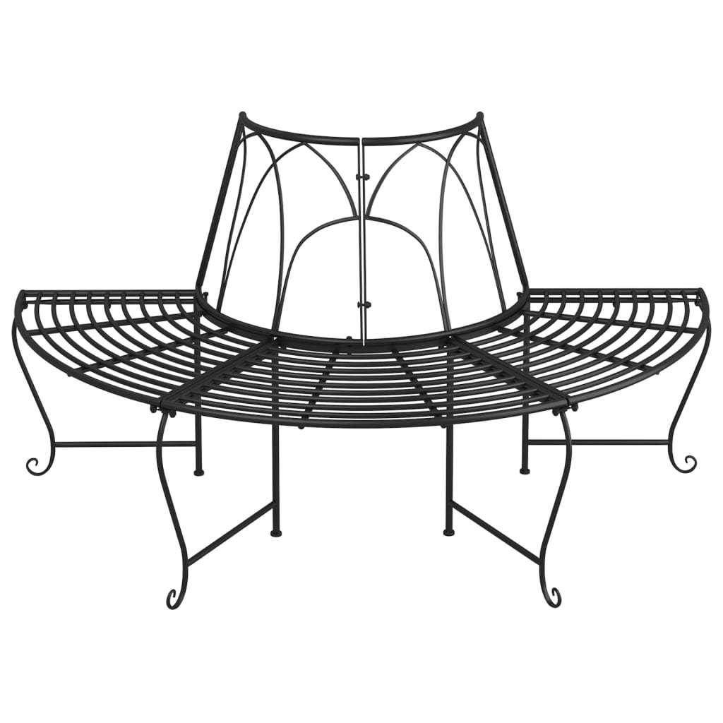Boombank parkbank halfrond ijzer ø159 GRATIS BEZORGD!, Verzenden, Nieuw, Nvt, Nvt