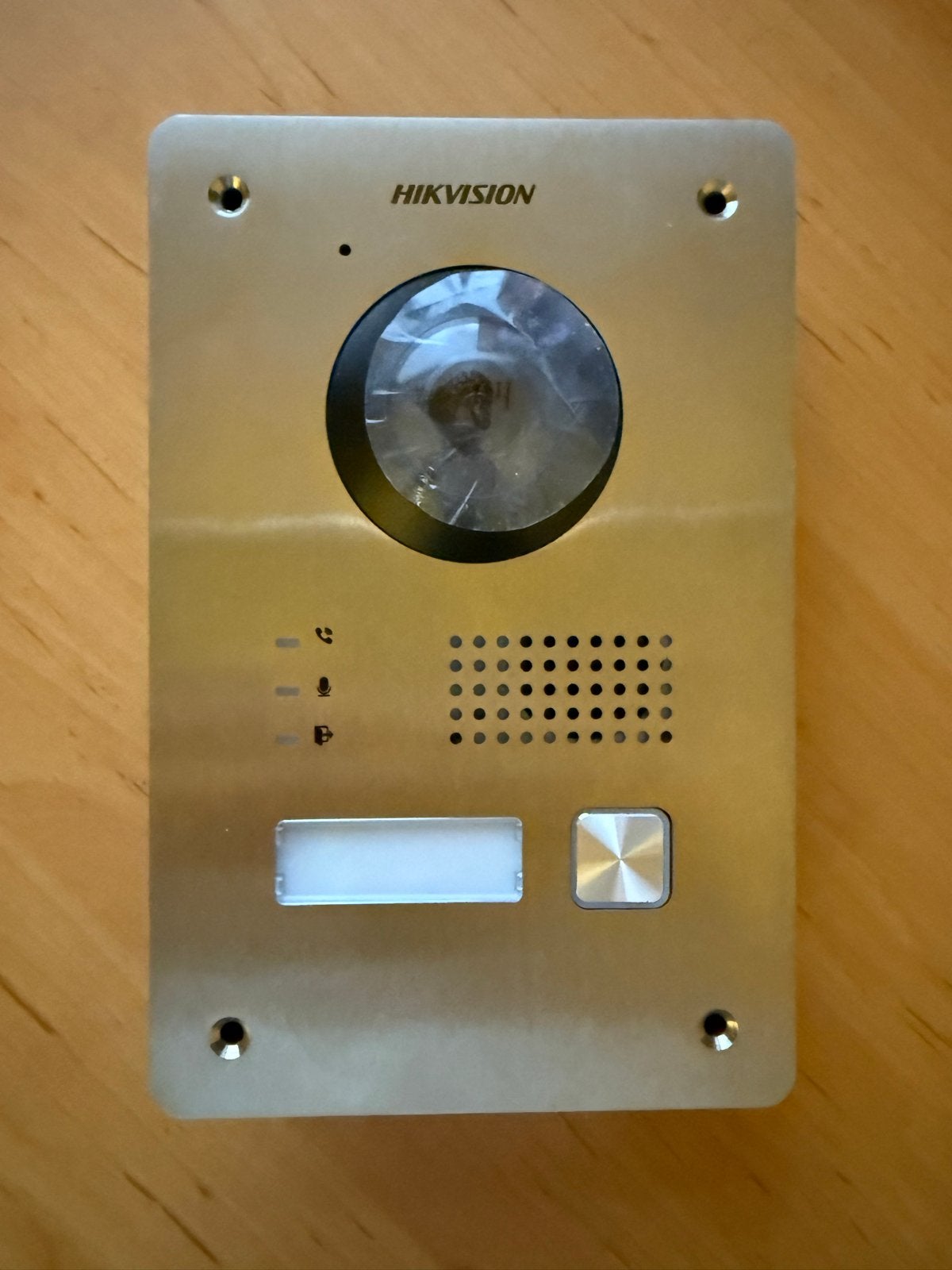 Hikvision DS-KV8103-IMPE2 Deurstation Video Intercom, Audio, Tv en Foto, Videobewaking, Ophalen of Verzenden, Zo goed als nieuw
