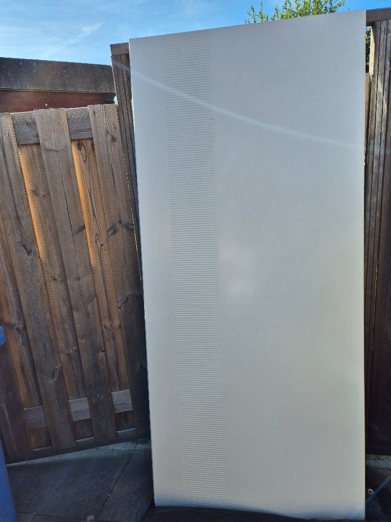 Cando opdekdeur 211 x 93 showmodel alpine wit, Doe-het-zelf en Verbouw, Deuren en Horren, Ophalen, 80 tot 100 cm, Binnendeur, Nieuw