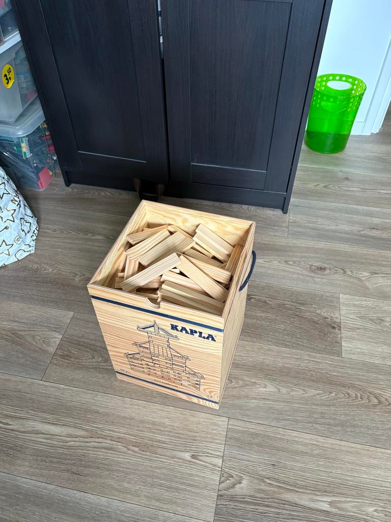 Kapla bouwblokken in houten kist - 280 stuks, Ophalen, Gebruikt, Overige typen