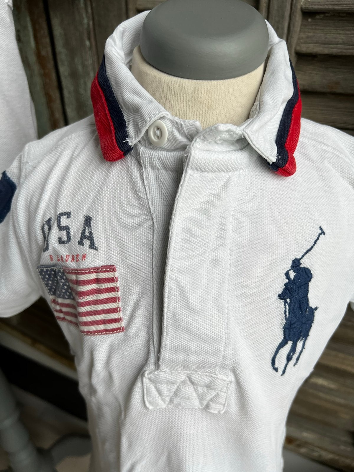 Prachtig rugby poloshirt Big Pony RALPH LAUREN size 6 / 116, Ophalen of Verzenden, Zo goed als nieuw, Shirt of Longsleeve, Polo Ralph Lauren