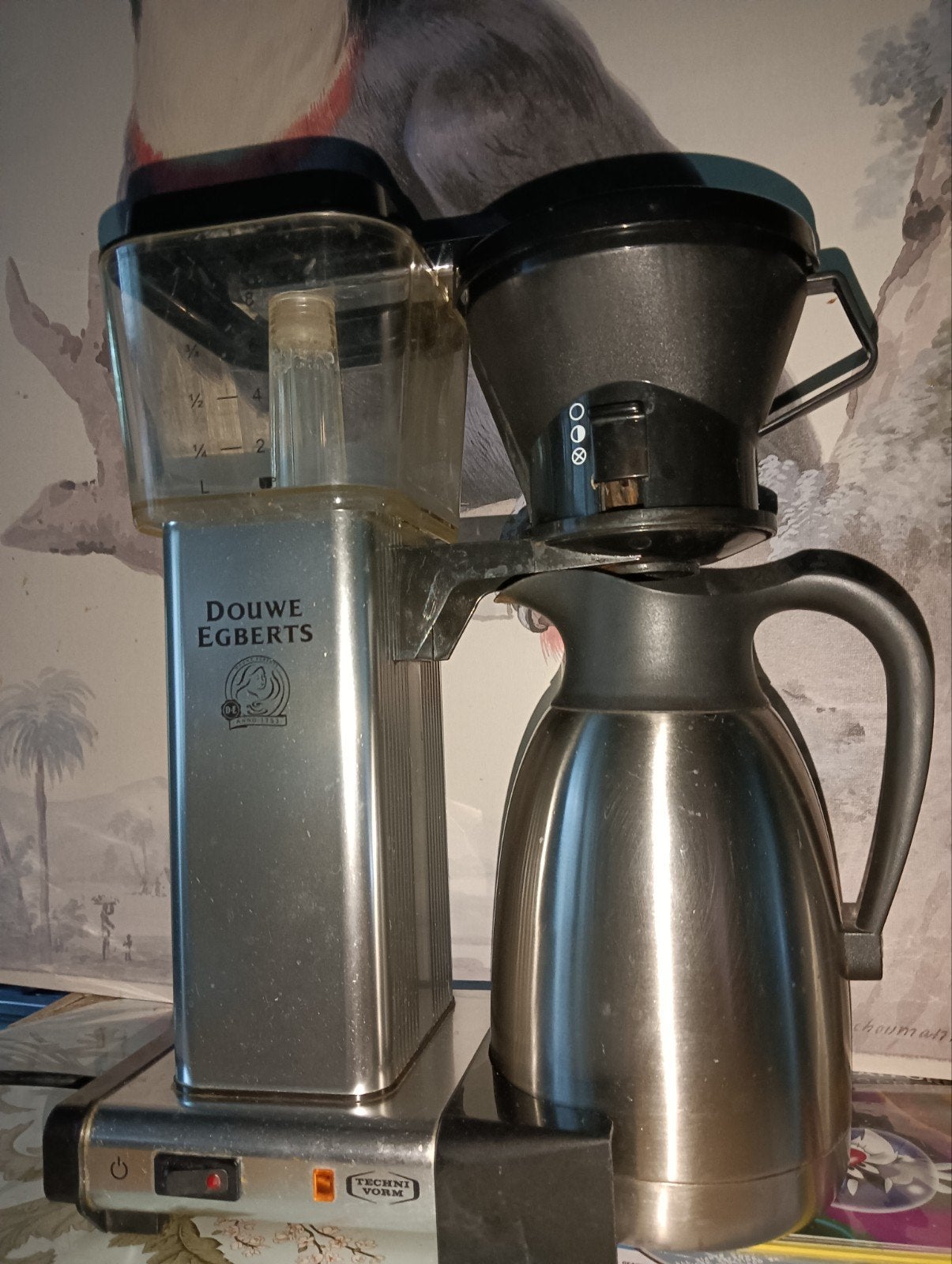 Douwe Egberts Technivorm Koffiezetapparaat met Thermoskan, Ophalen, Gebruikt, 10 kopjes of meer, Koffiemachine