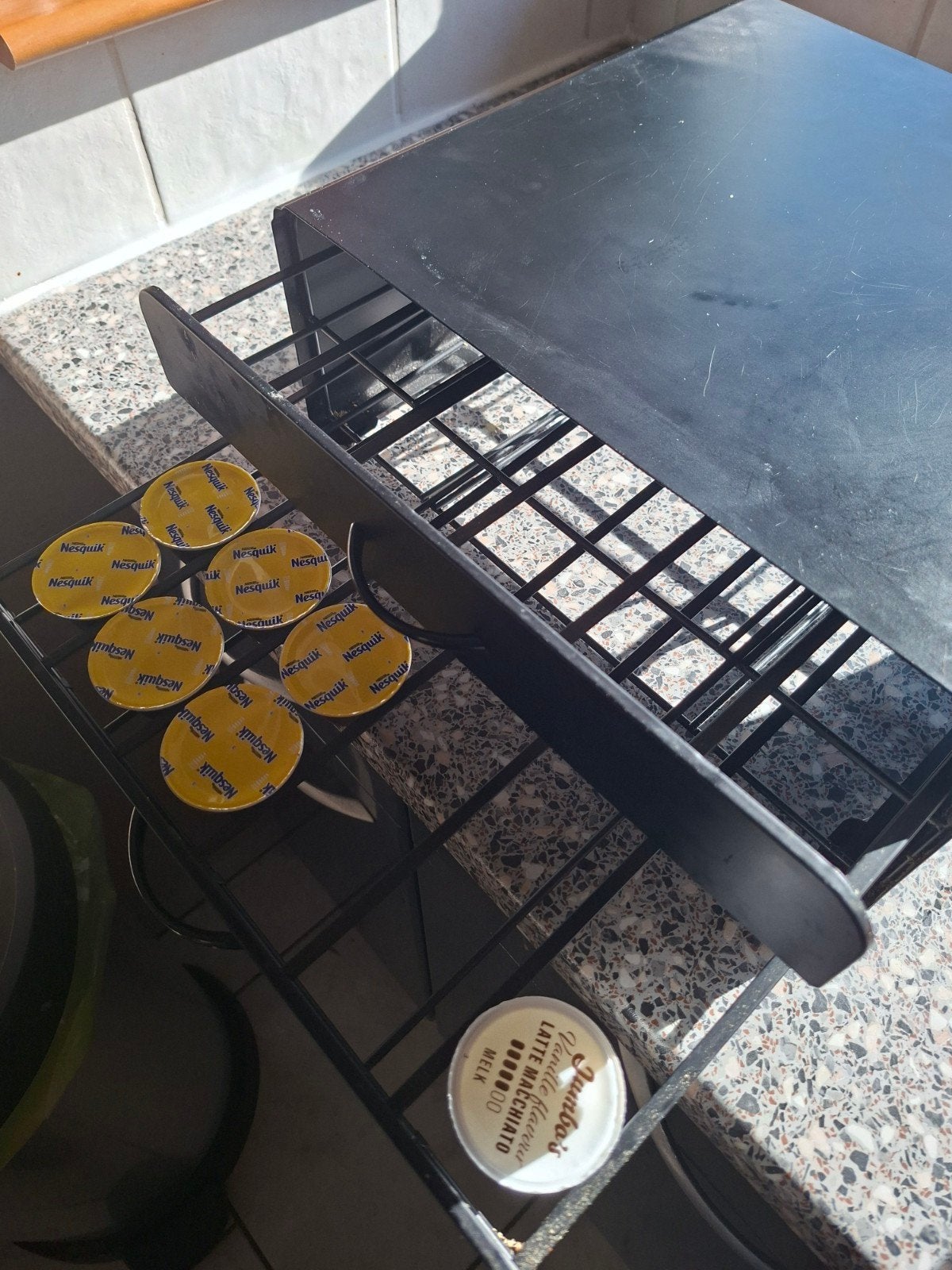 Dolce Gusto Koffiecup Houder - 2 Laden, 72 Cups, Ophalen of Verzenden, Zwart, Metaal, Overige typen