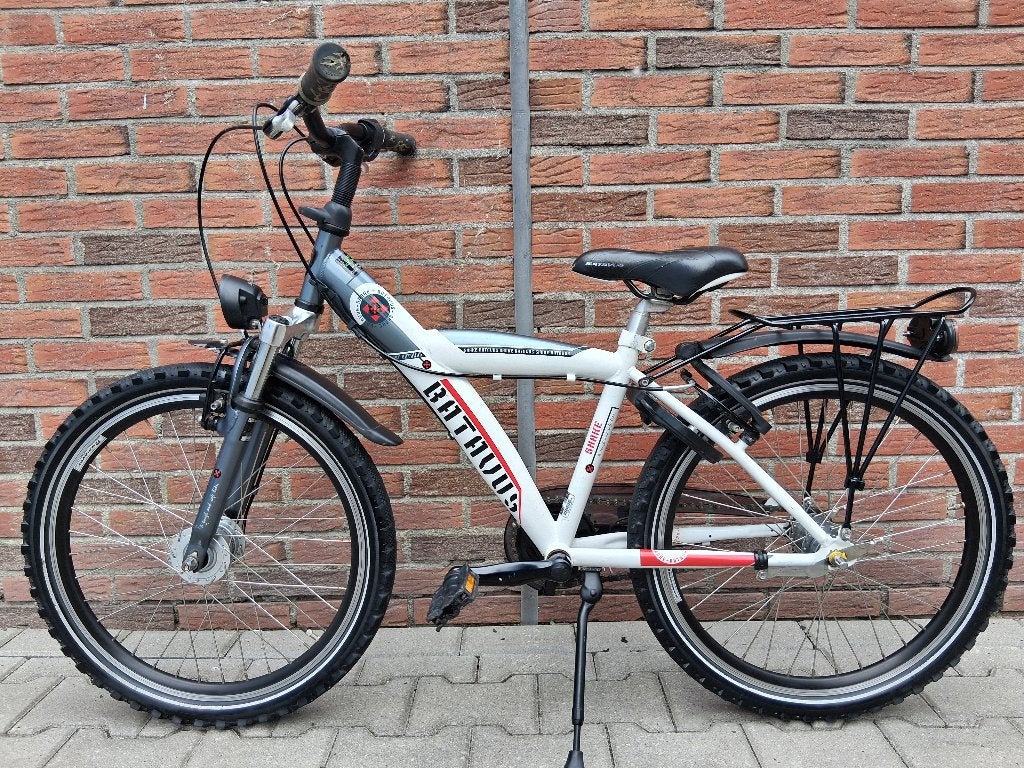 Zeer mooie Batavus Snake 22 inch jongensfiets. Wit-grijs, Ophalen, Gebruikt, Batavus, Terugtraprem
