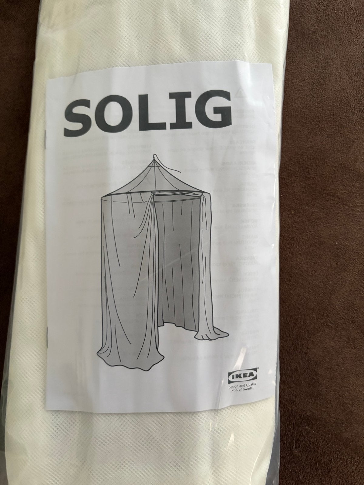 IKEA SOLIG Klamboe - Nieuw in verpakking, 150 cm doorsnede, Ophalen of Verzenden, Nieuw