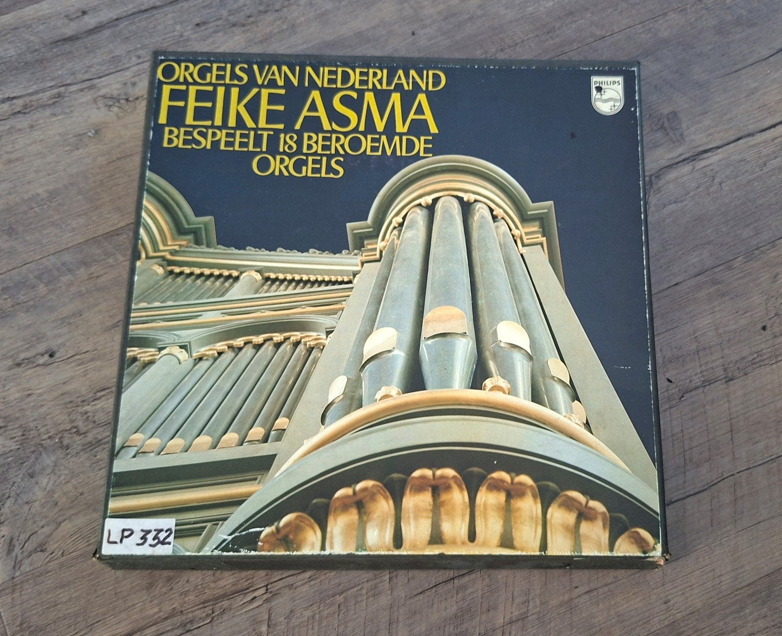 Feike Asma bespeelt 18 beroemde orgels 9 vinyl box met boek, Ophalen of Verzenden, Zo goed als nieuw, Overige formaten