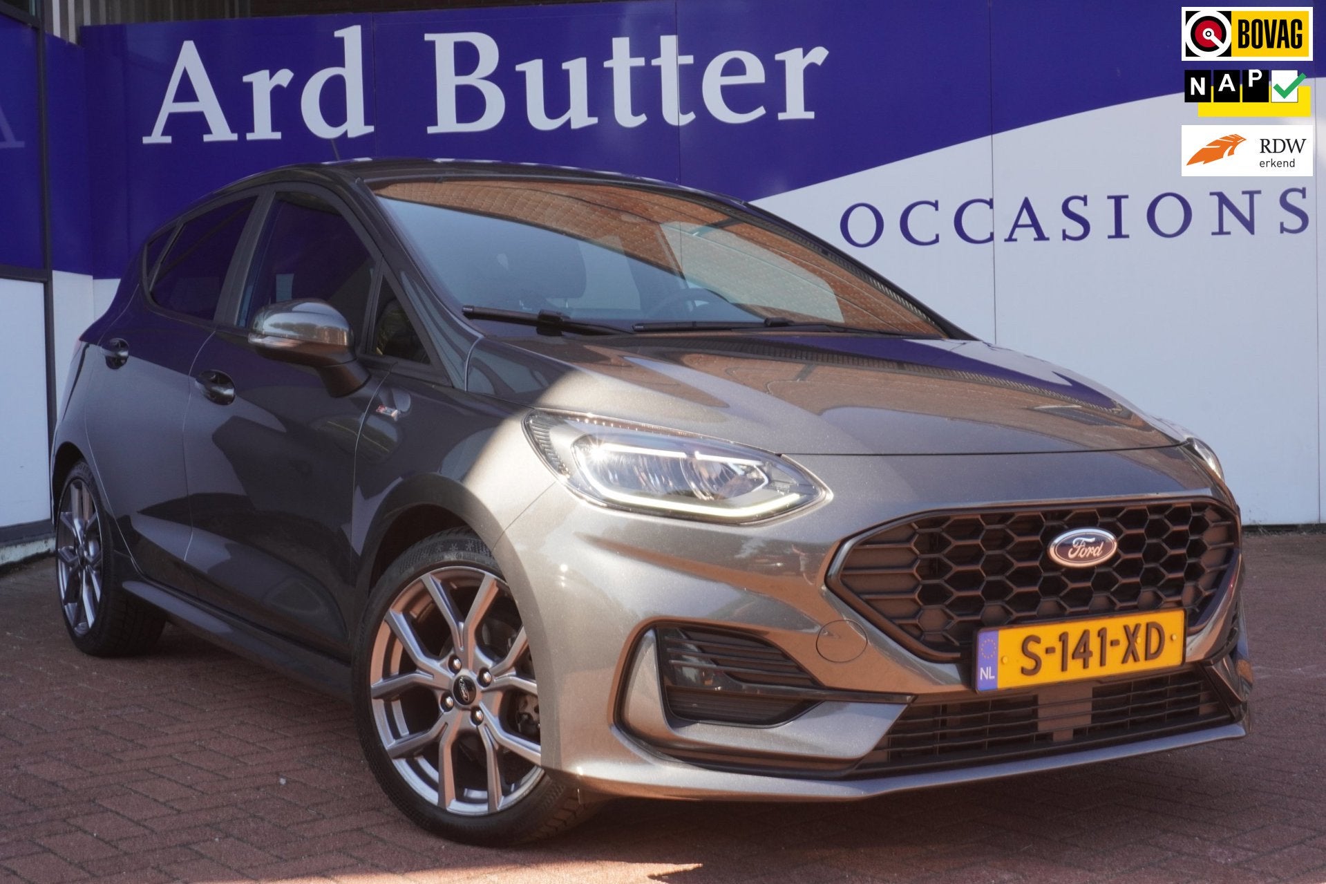 Ford Fiesta 1.0 EcoBoost Hybrid ST-Line+Full-Led+Navigatie+s, Voorwielaandrijving, Gebruikt, 49 €/maand, Origineel Nederlands