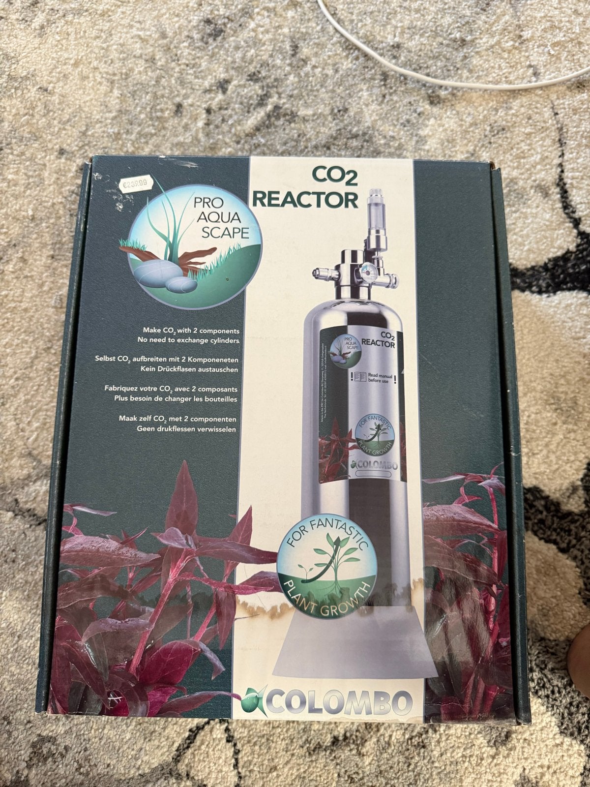 Colombo Pro Aquascape CO₂ Reactor compleet, Ophalen, Gebruikt, Overige merken, CO₂-systeem