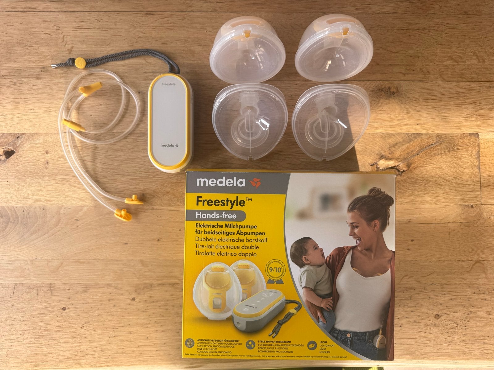 Medela Freestyle Hands-free Borstkolf - Zo goed als nieuw, Kinderen en Baby's, Ophalen, Medela, Borstkolf, Zo goed als nieuw