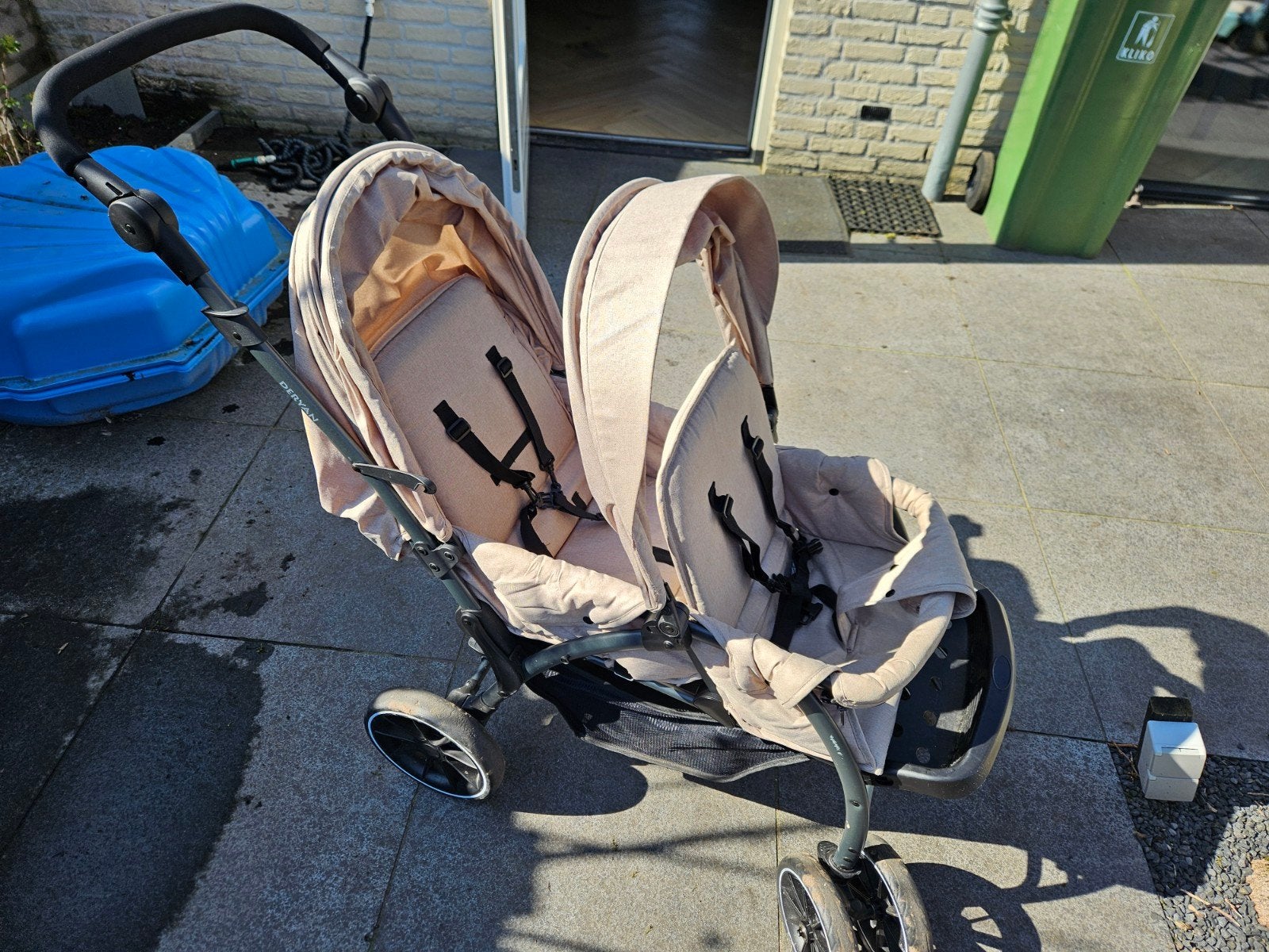 Duo wagen beige - Zo goed als nieuw, Ophalen, Zo goed als nieuw, Overige merken, Duomodel