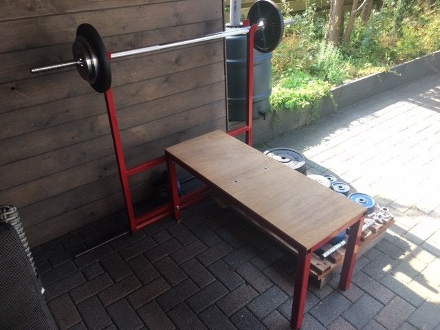halterbank, Ophalen, Gebruikt, Rug, Fitnessbank