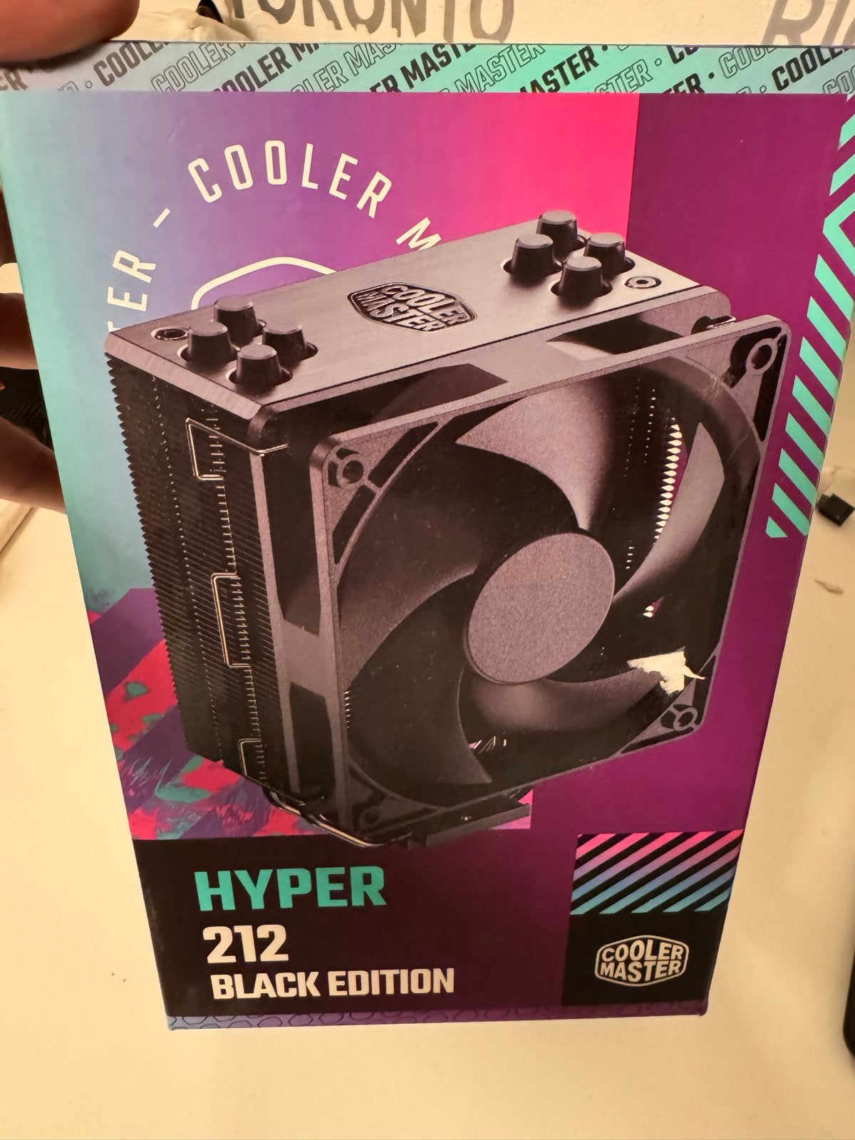 Cooler Master Hyper 212 Black Edition CPU Koeler, Computers en Software, Computerkoelers, Ophalen of Verzenden, Gebruikt, Luchtkoeling