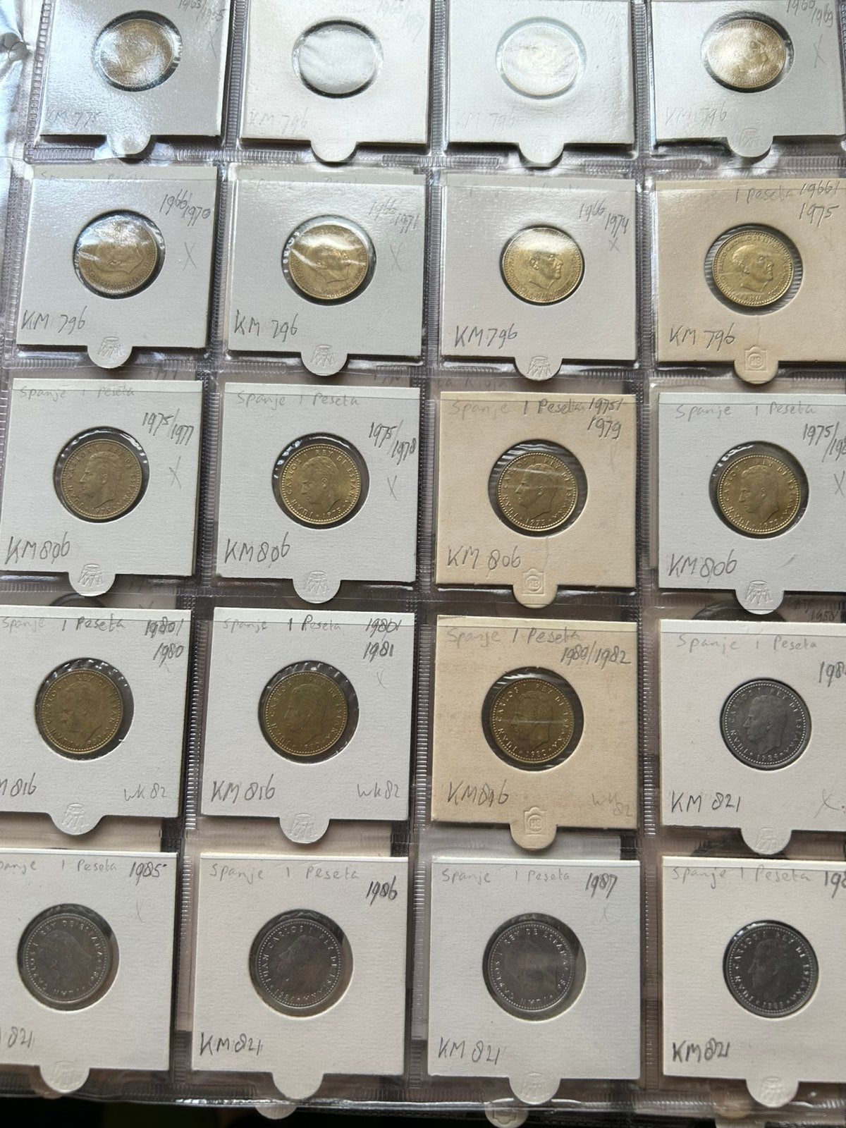 70 Spaanse munten, Verzenden, Buitenland, Munten