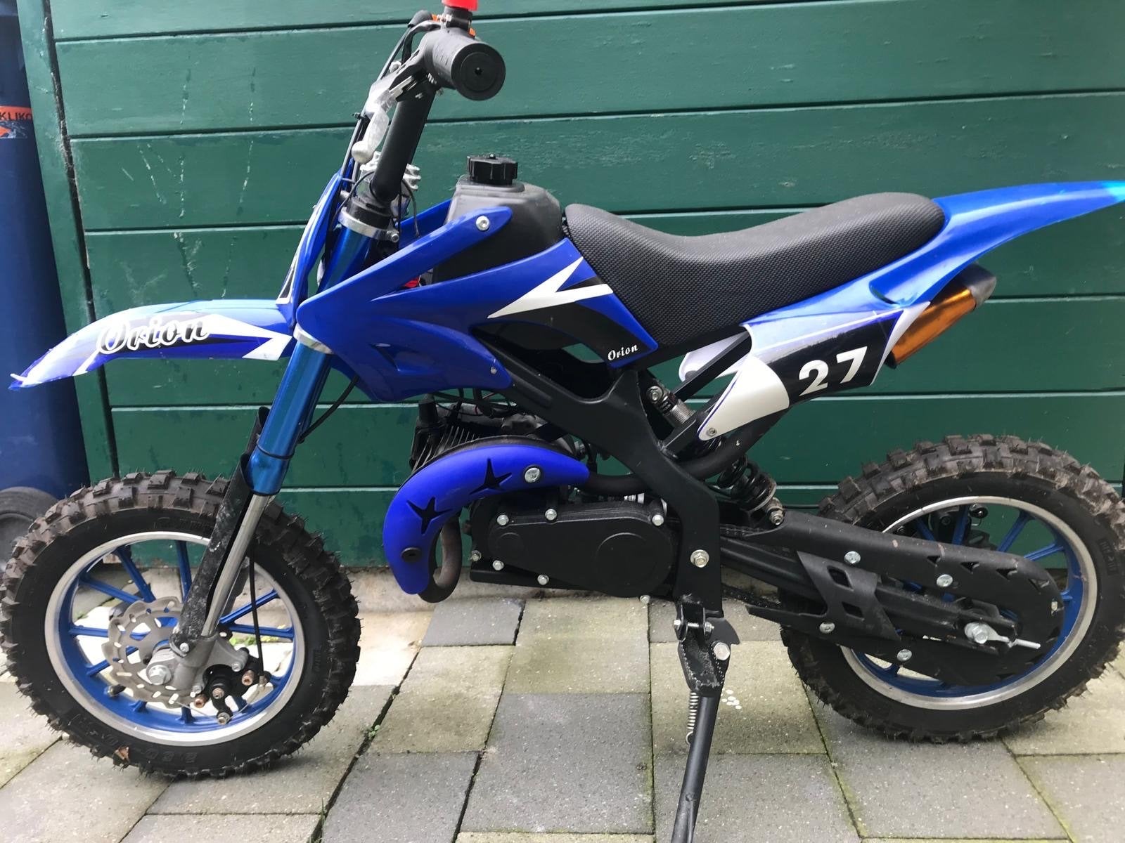 Minibike 49cc 2-takt, Ophalen of Verzenden, Gebruikt, Schijfrem, Dirtbike