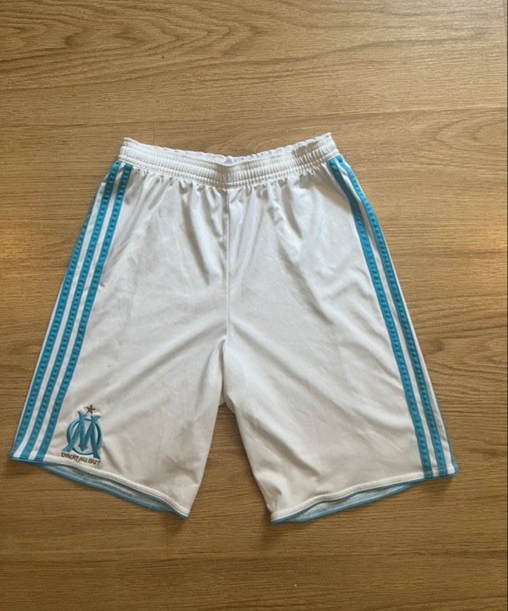 Adidas Olympique Marseille Climalite Voetbalbroekje maat 164, Ophalen of Verzenden, Gebruikt, Jongen of Meisje