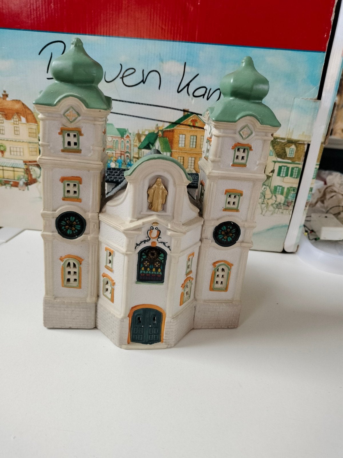 Lemax Kerk met verlichting, Ophalen of Verzenden, Zo goed als nieuw