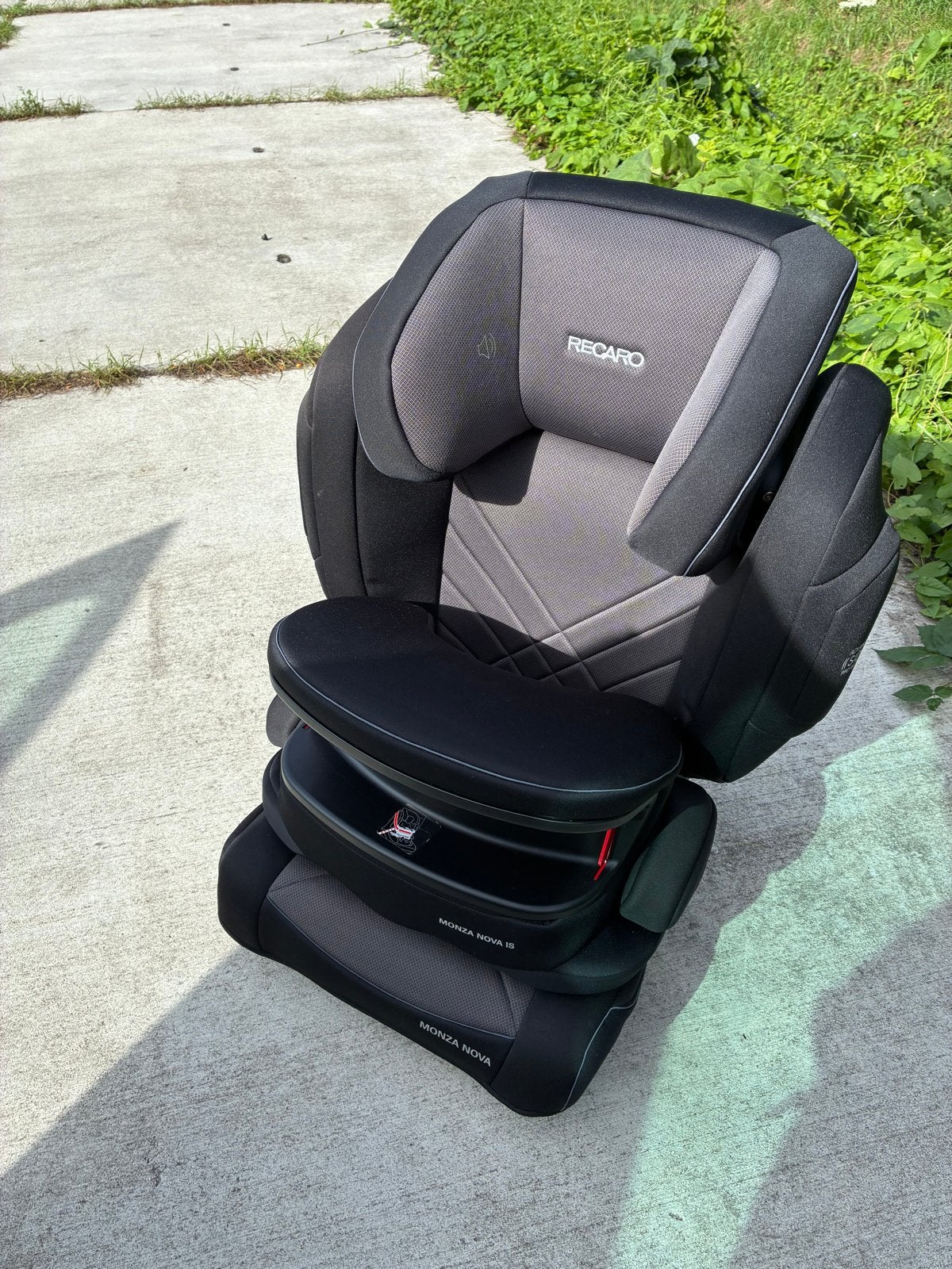 Recaro Monza Nova IS autostoel - Zo goed als nieuw, Autogordel of Isofix, Verstelbare rugleuning, Zo goed als nieuw, 9 t/m 36 kg