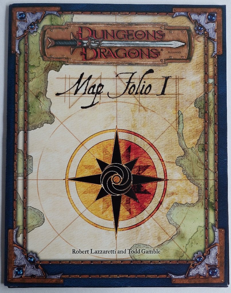 D&D - 3.5e - Map Folio I, Vijf spelers of meer, Ophalen of Verzenden, Zo goed als nieuw, Wizards of the Coast
