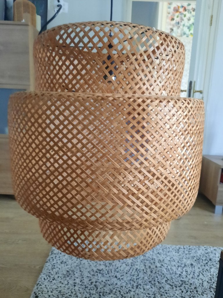 Hanglamp, Ophalen, Zo goed als nieuw, Natuurlijk materiaal, Overige fittingen
