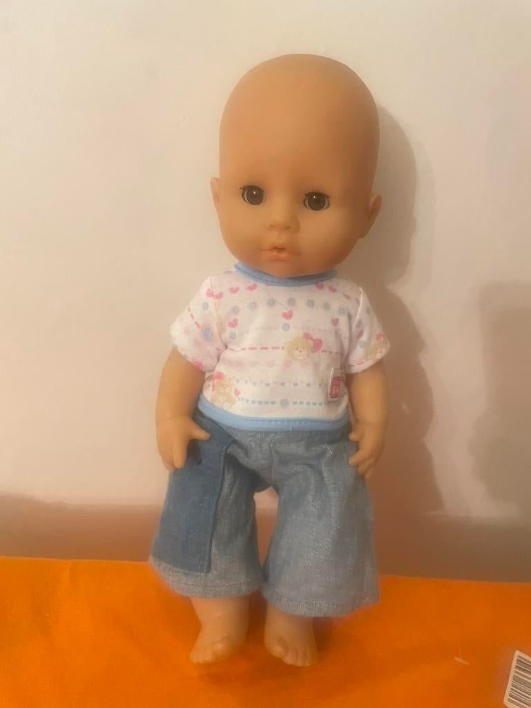 Zapf  badpop 36 cm, Ophalen of Verzenden, Zo goed als nieuw, Babypop