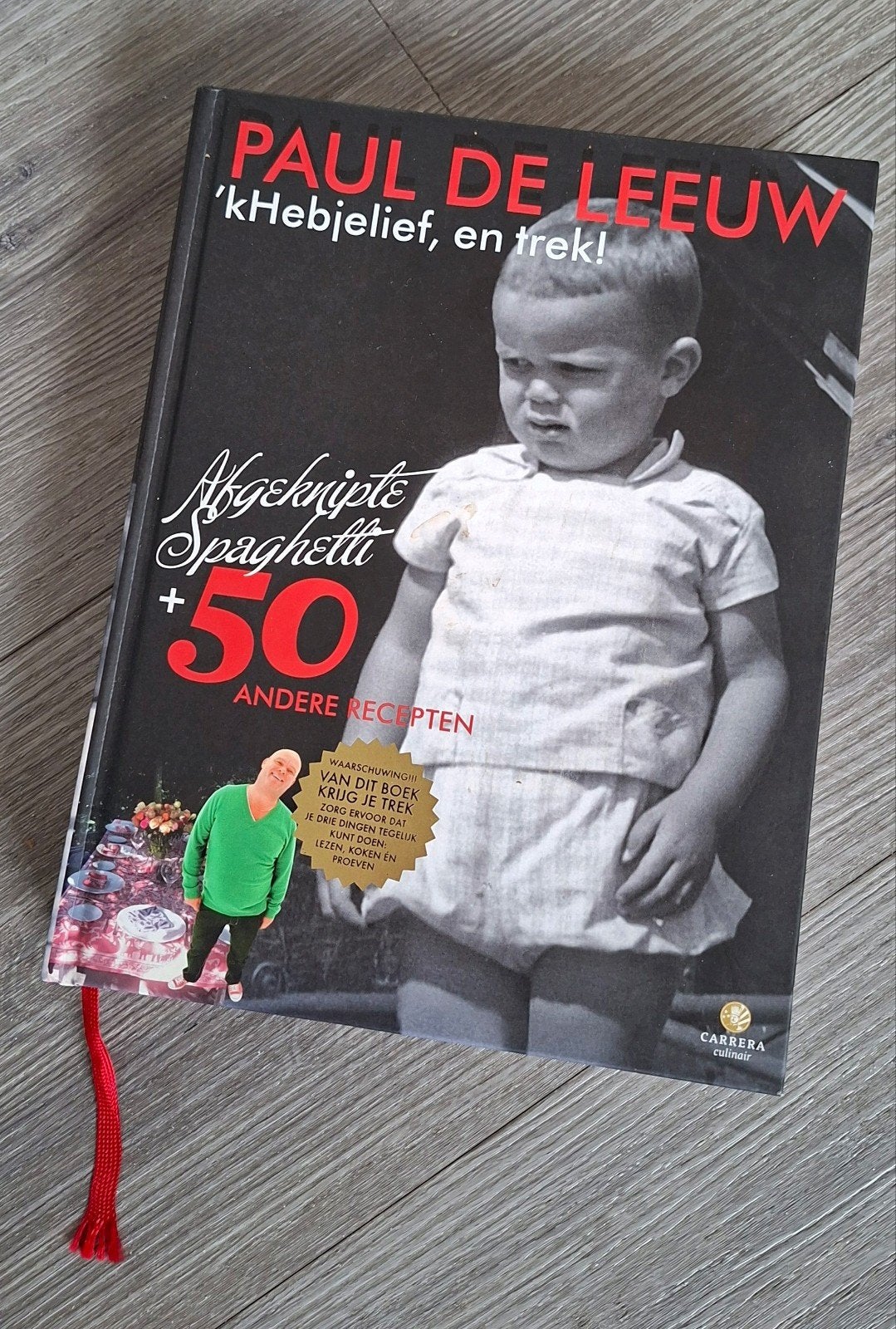 (Kook) boek Paul de leeuw   'khebjelief, en trek, Ophalen of Verzenden, Gelezen