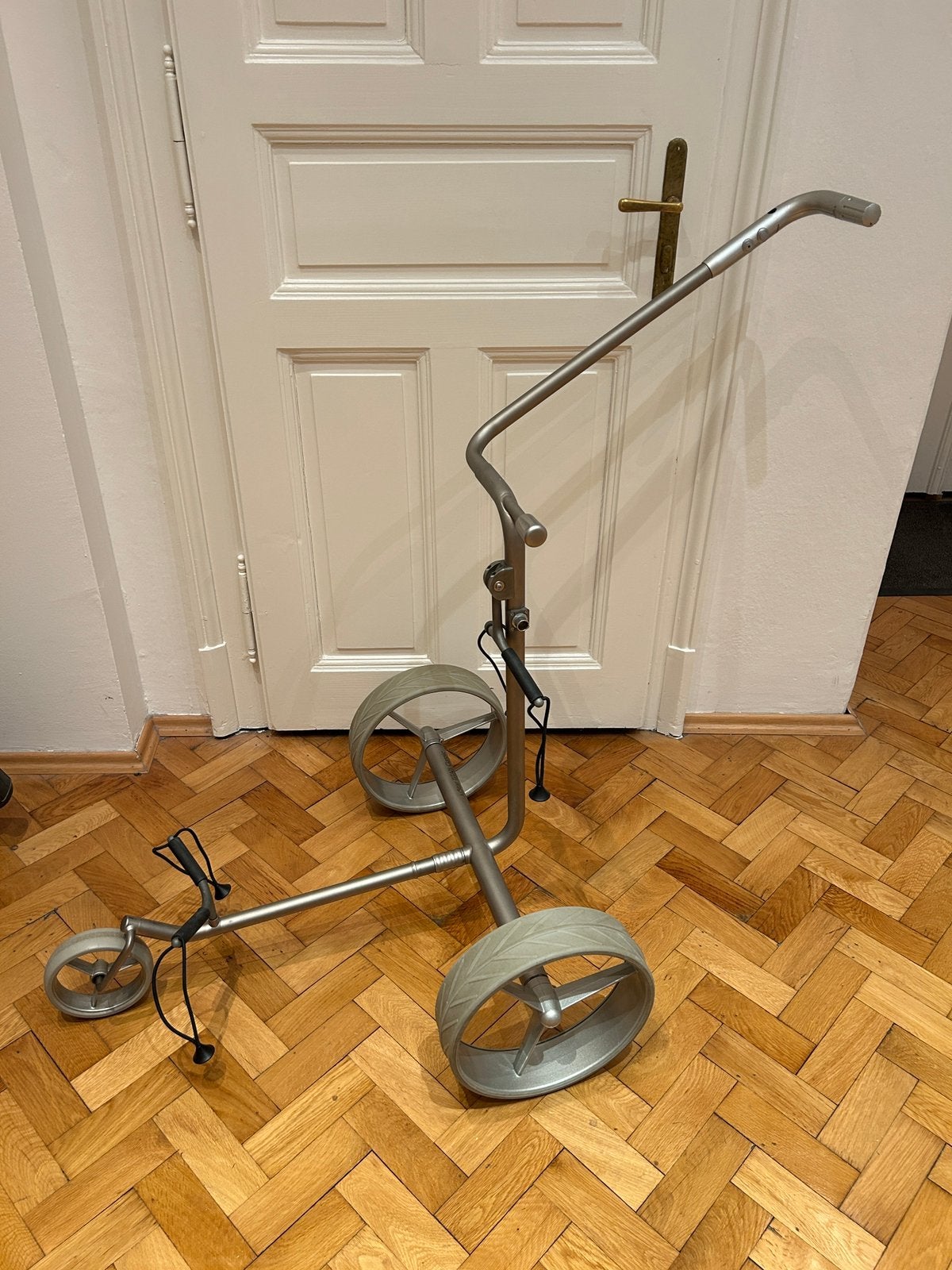 JuStar Titan Classic elektrische golftrolley, Sport en Fitness, Golf, Ophalen of Verzenden, Zo goed als nieuw, Golfkar