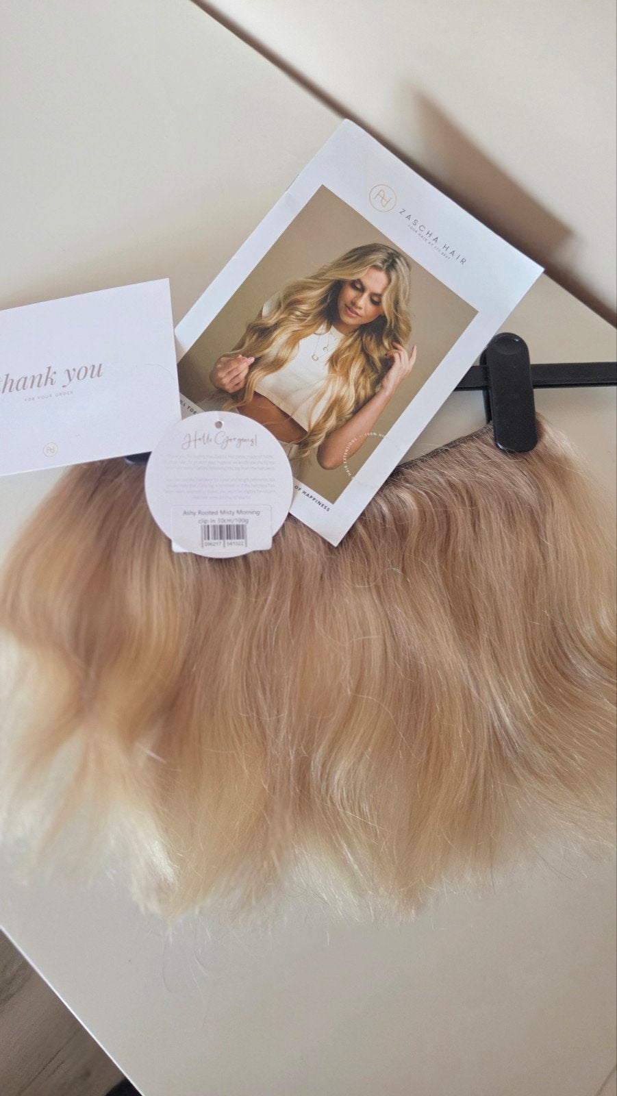 haarstuk voluminizer zascha  20 cm .echt haar !, Ophalen of Verzenden, Nieuw, Pruik of Haarverlenging