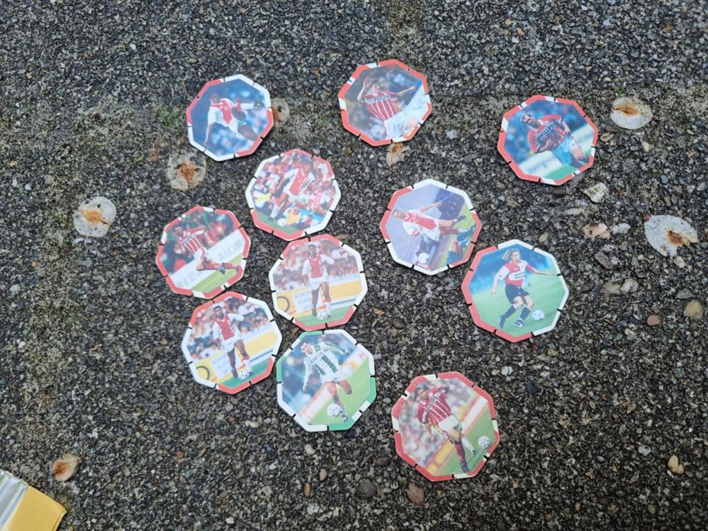 Vintage Voetbal Flippo's: Davids, Larsson ronaldo, Verzamelen, Flippo's, Ophalen of Verzenden, Losse flippo's