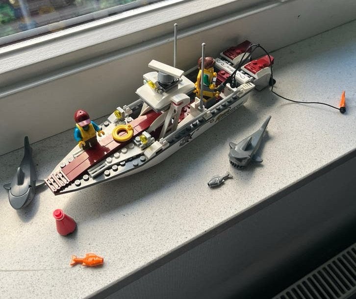 Lego city 60147 vissersboot, City, Lego, Ophalen of Verzenden, Zo goed als nieuw
