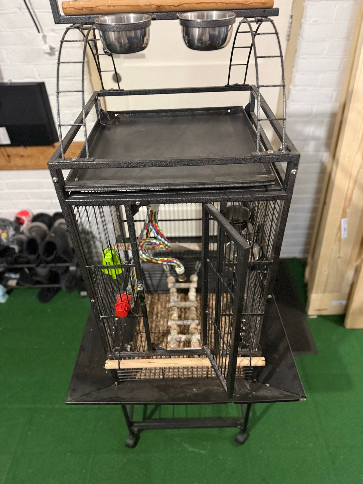 Papagaaienkooi, Ophalen, Gebruikt, Aluminium, Vogelkooi