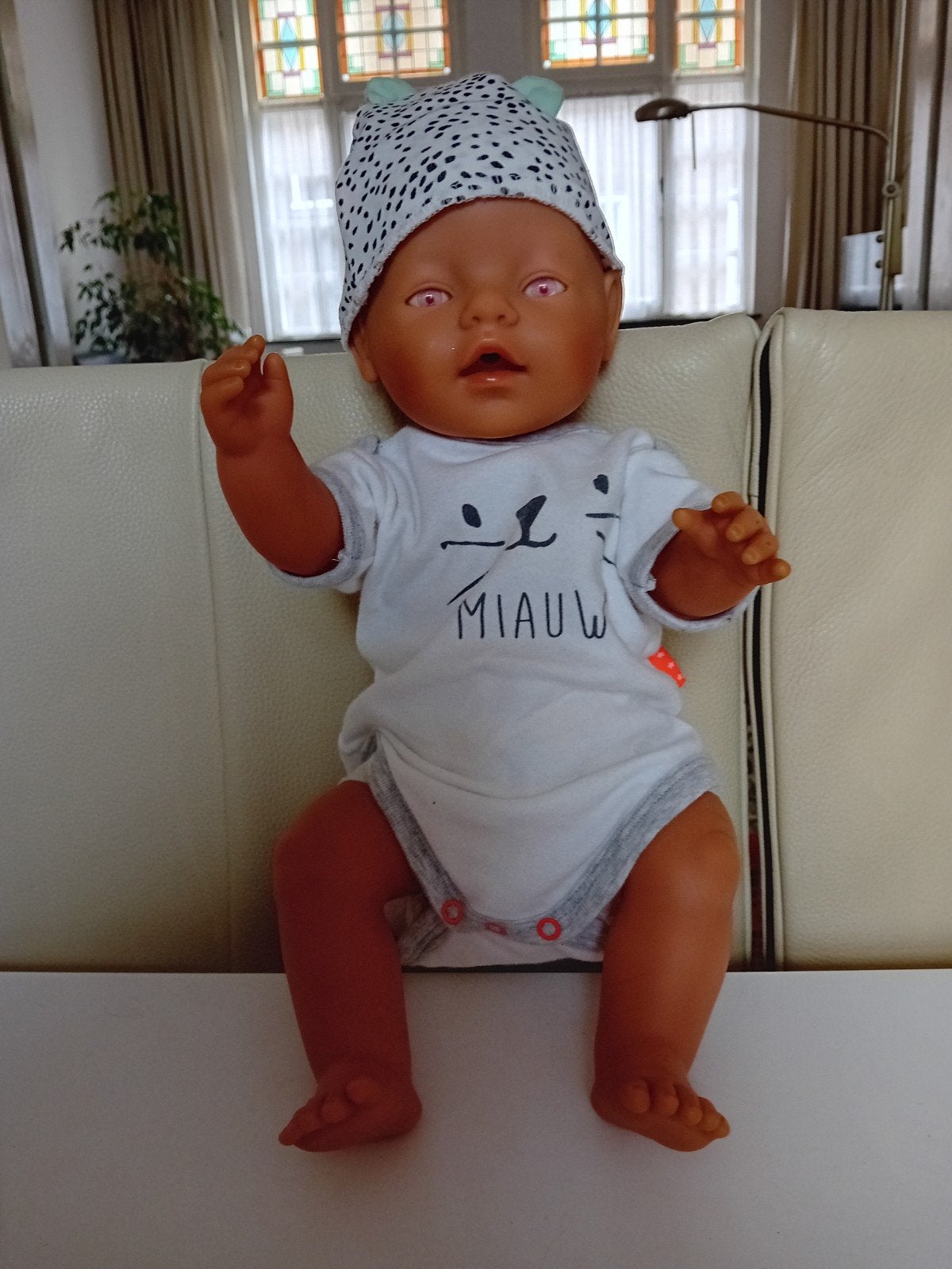 Baby Born pop met kleding en mutsje, Kinderen en Baby's, Ophalen of Verzenden, Gebruikt, Babypop