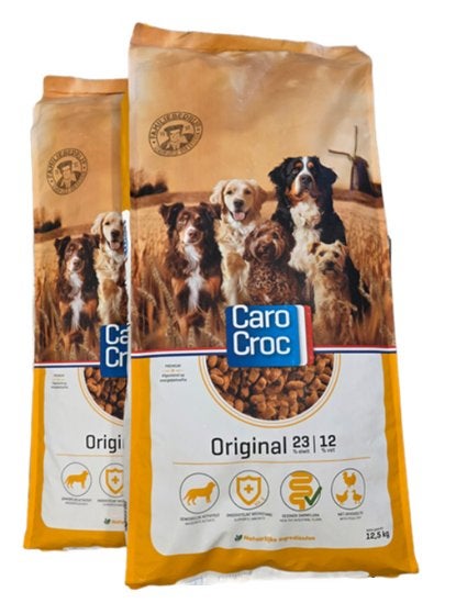 ACTIE Carocroc original 23/12 2x 12,5 kg €68,95, Dieren en Toebehoren, Dierenvoeding, Ophalen of Verzenden, Hond