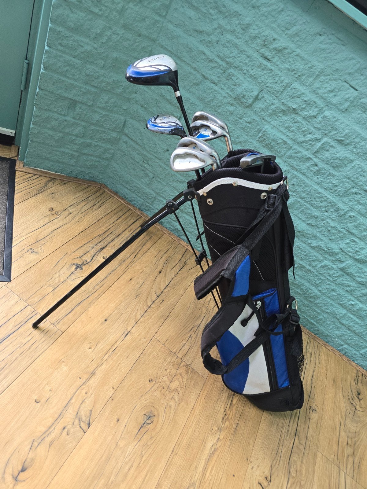 Elrey Kinder Golfset met Golftas en Golfkar, Sport en Fitness, Golf, Ophalen, Gebruikt, Set