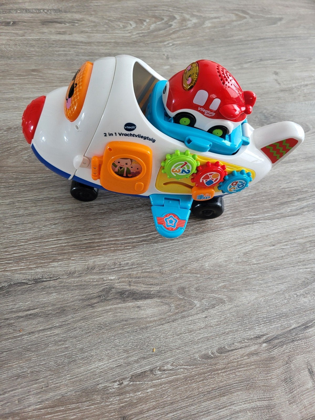 VTech Toet Toet auto's vrachtvliegtuig, Ophalen of Verzenden, Gebruikt, 2 tot 4 jaar