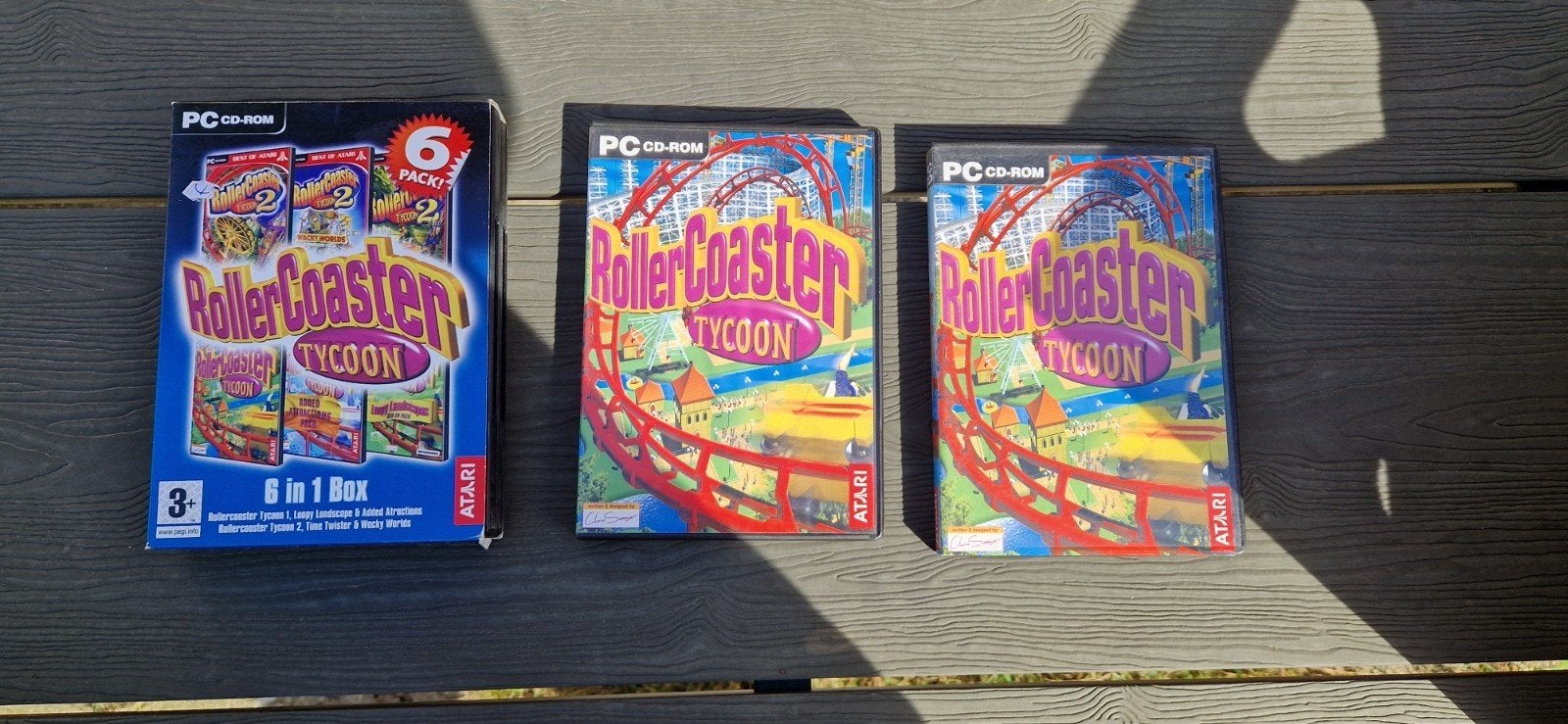 RollerCoaster Tycoon PC CD-ROM - 6 in 1 Box & Losse Games, Spelcomputers en Games, Gebruikt, 1 speler, Ophalen of Verzenden, Vanaf 3 jaar
