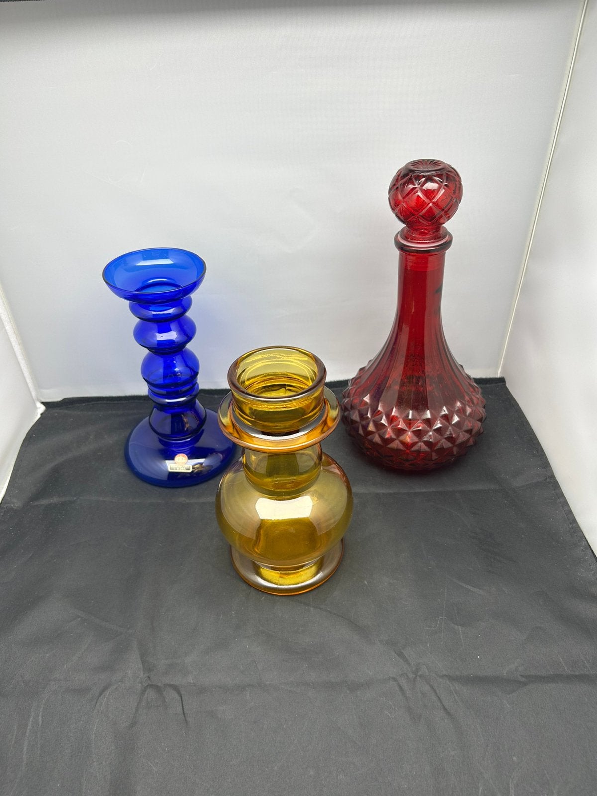 3x Vintage Design Glas Set: Ingrid, Tamara Aladin, Karaf, Ophalen