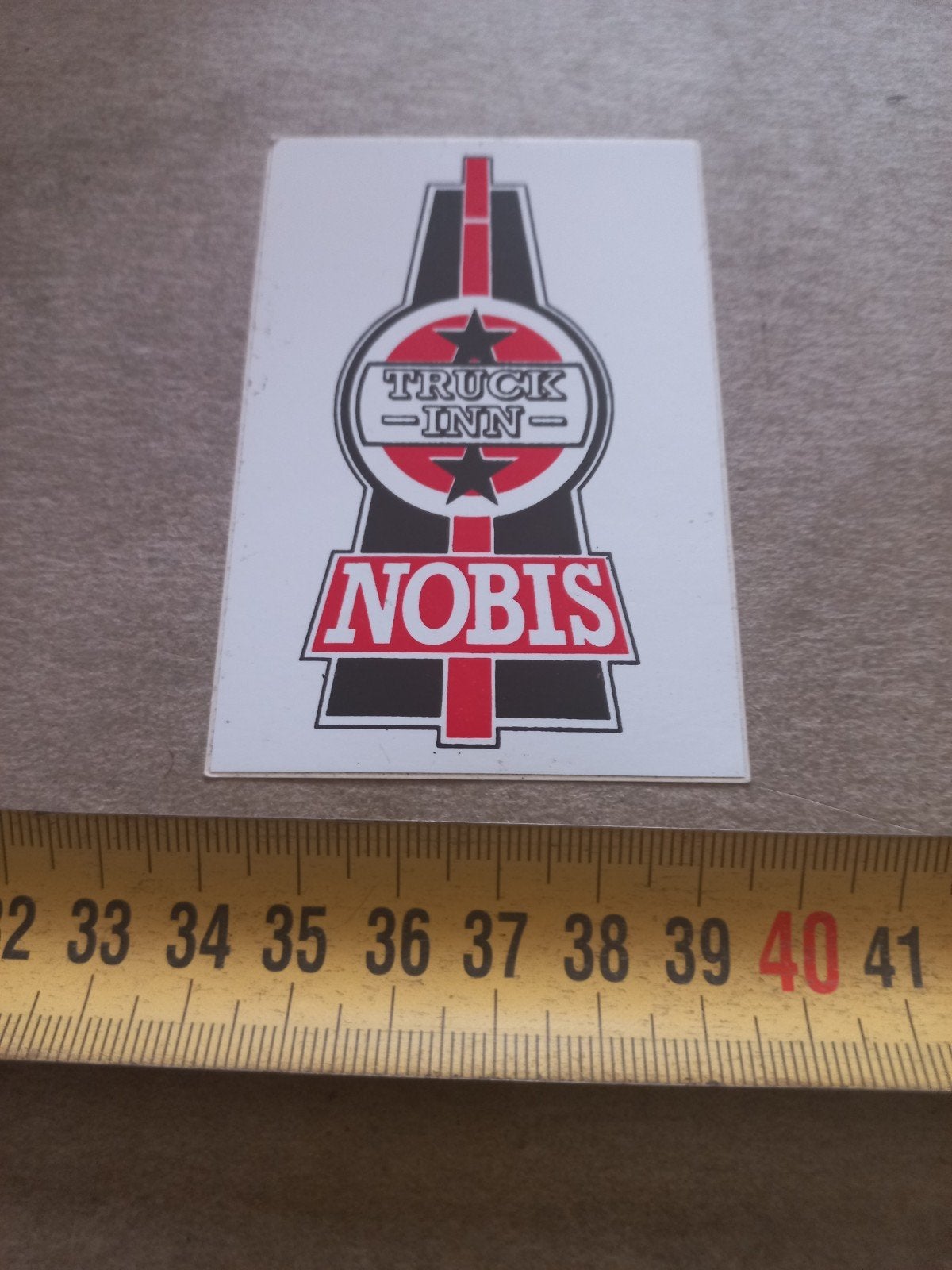 Vintage Truck Inn Nobis sticker, Ophalen of Verzenden