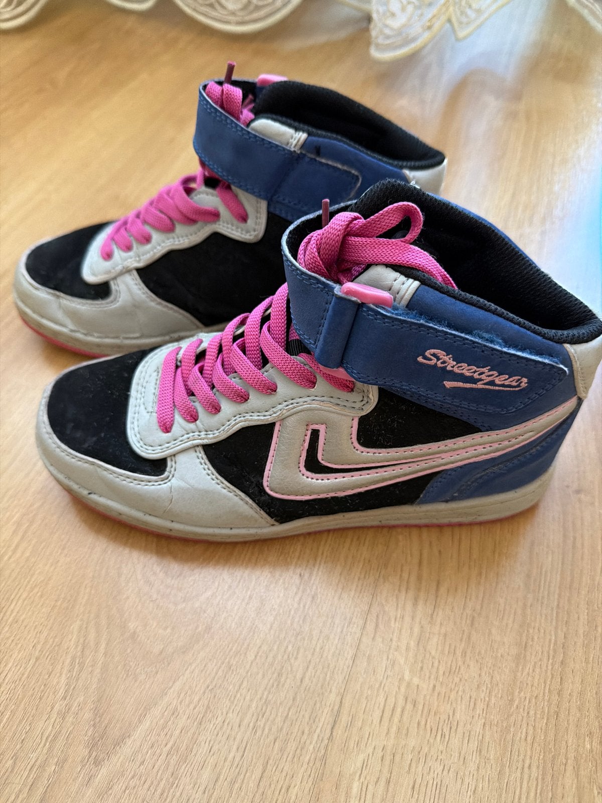 Streetgear Panther Sneakers - Blauw/Zwart/Roze, Ophalen of Verzenden
