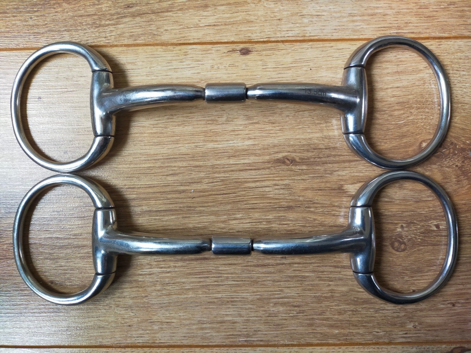 2x Harry's Horse anatomisch 'myler' bit 13.5cm, Harry's Horse, Ophalen of Verzenden, Zo goed als nieuw, Anatomisch gevormd