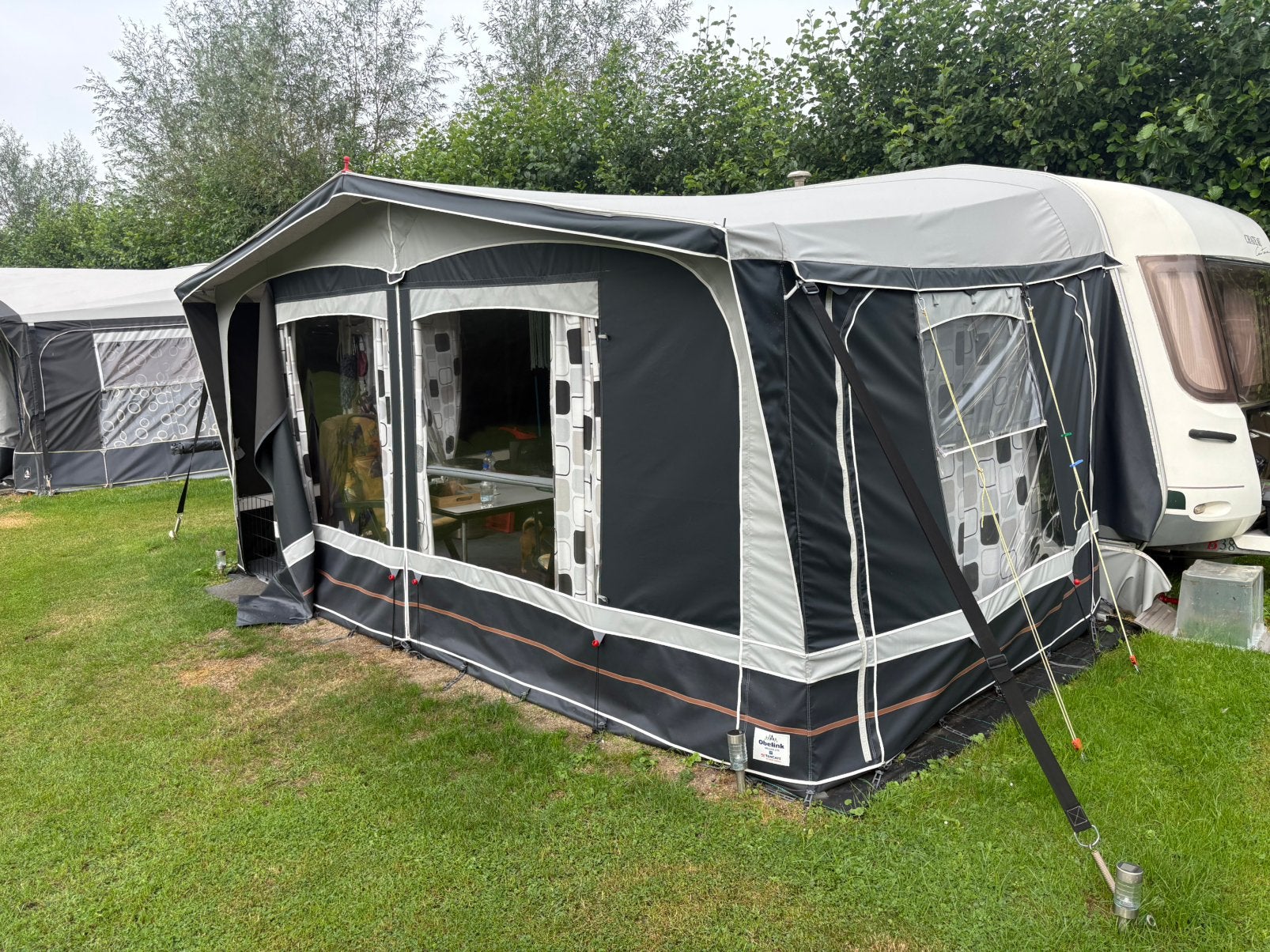 Obelink Milaan 270 (een seizoen gebruikt), Caravans en Kamperen, Obelink, Ophalen of Verzenden, Klantenservice@obelink.nl, Mosterweg 179 winterswijk