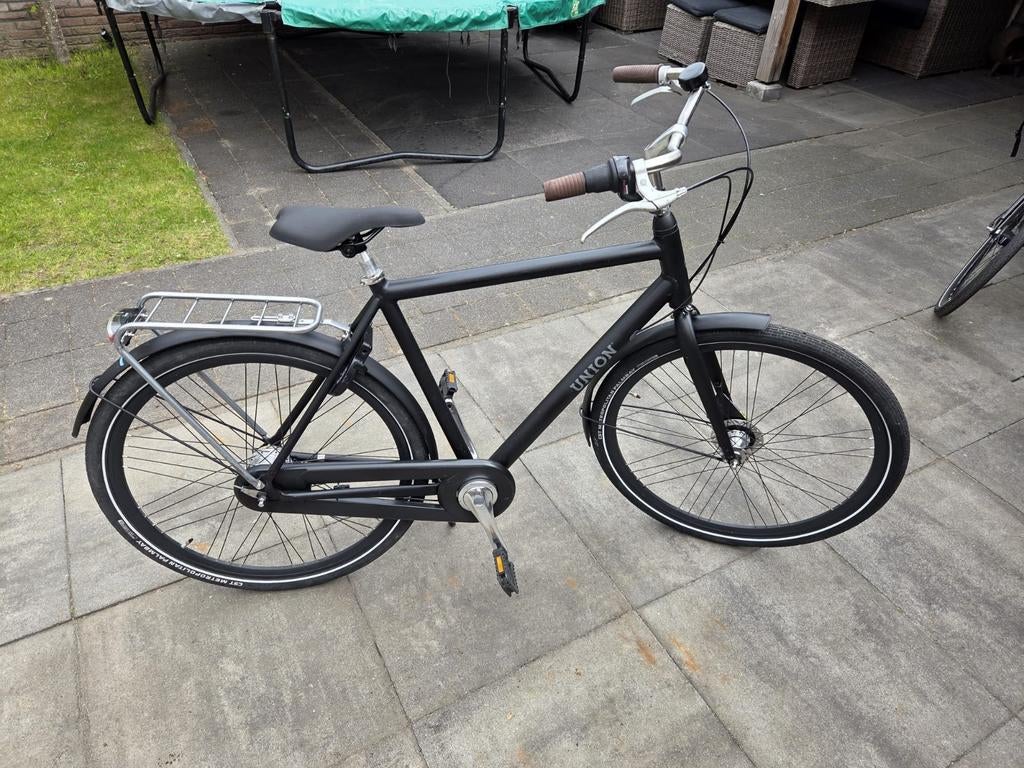 Union Curb Herenfiets - Mat Zwart, 7 Versnellingen, 57 cm, Versnellingen, Zo goed als nieuw, Ophalen, Overige merken