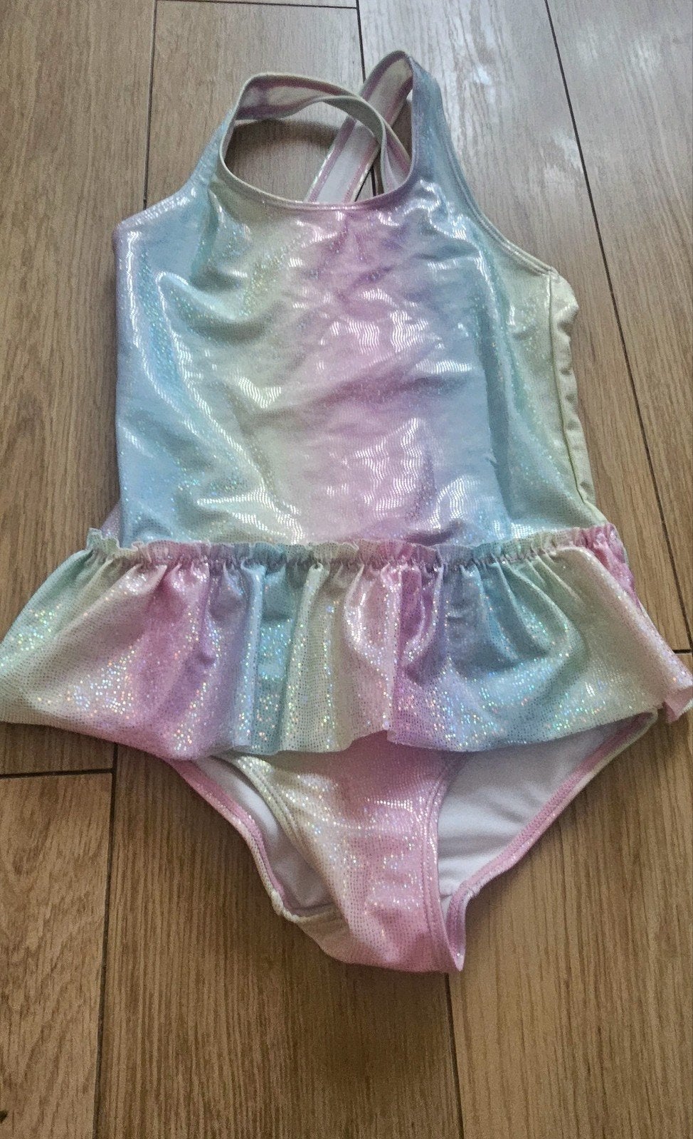 Mooi zwempak maat 134-140, Ophalen of Verzenden, Zo goed als nieuw, Meisje, Sport- of Zwemkleding